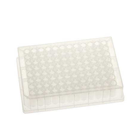 Celltreat Storage Plate, PP, V-Bottom, Non-sterile, 0.5mL, 96-Deep Round Well, PK25 229570